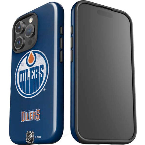 NHL Edmonton Oilers Distressed iPhone 16 Pro Max Impact Case